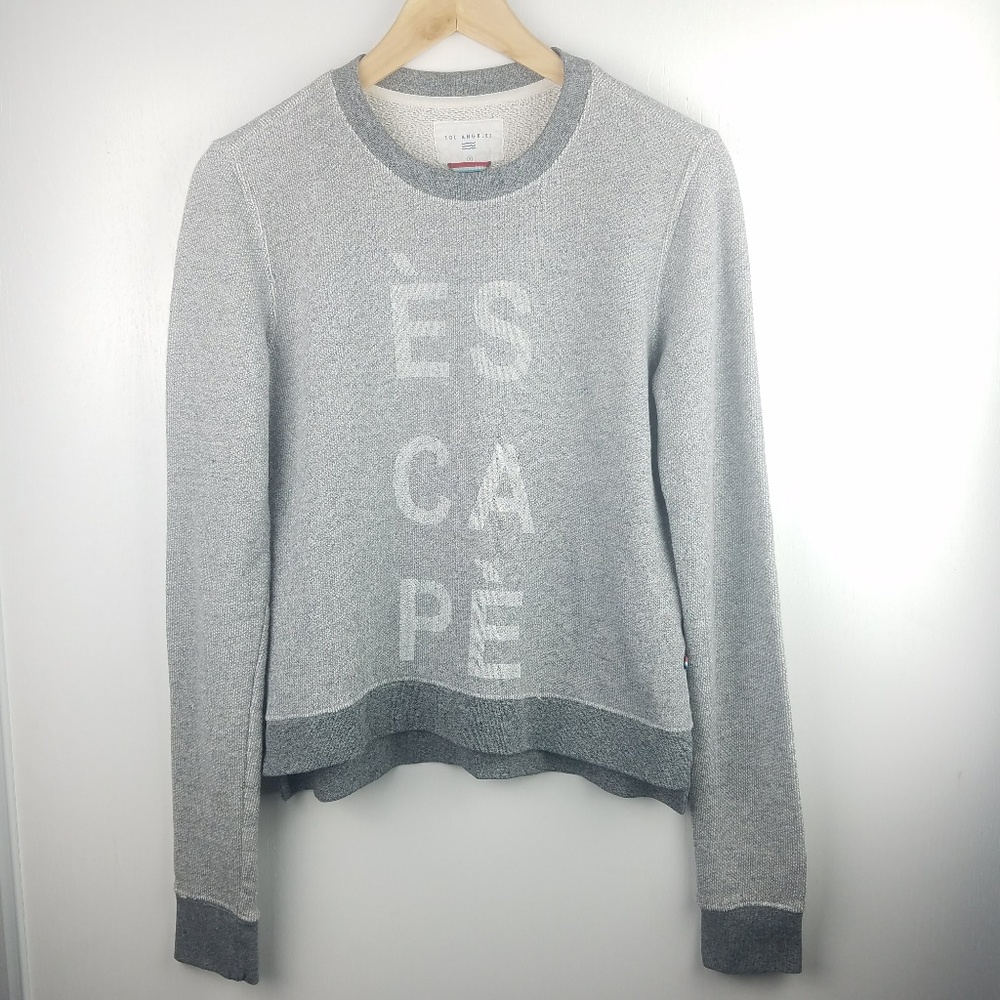 Anthropologie Sol Angeles Escape Sweatshirt | S